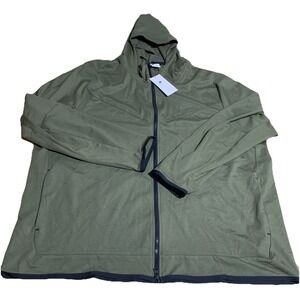 Nike  Tech Fleece Lightweight Full-Zip Hoodie Mens 3XL Olive Green DX0822-222